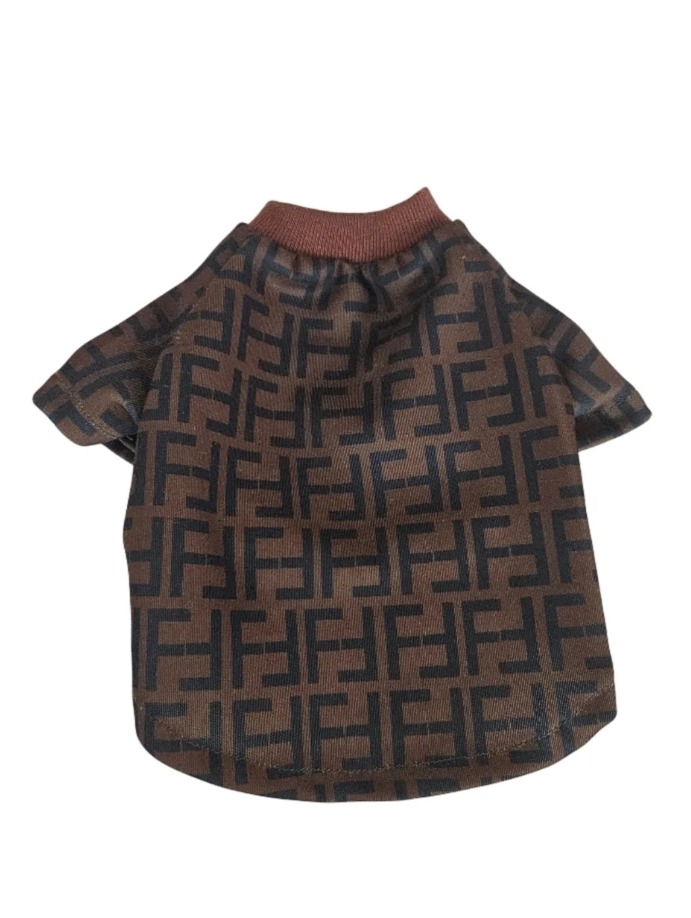 Monogram Small Dog Sweater in Brown and Black